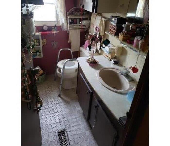 Bathroom after deep cleaning